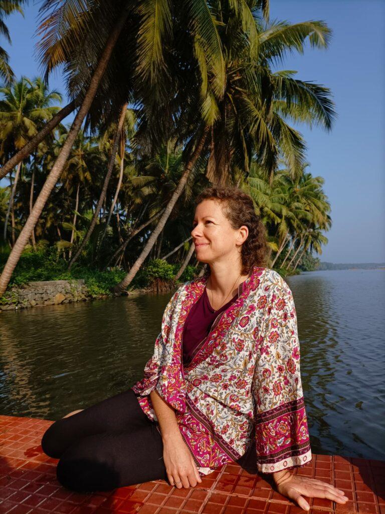 Marion Chatelain, praticienne en ayurveda et co-fondatrice du centre ayurvédique Ayurserenity au Kerala, Inde