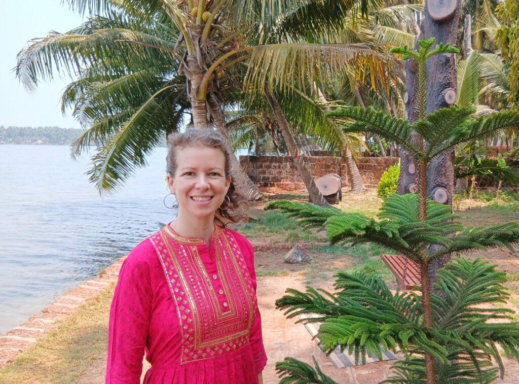 Marion Chatelain, praticienne en ayurveda, dans le Kerala, centre ayurvédique Inde du Sud