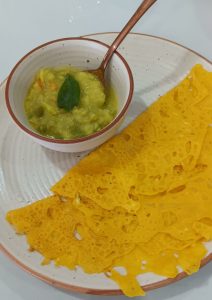 repas ayurvédiques du Kerala, centre ayurvédique ayurserenity : dosa, légumes