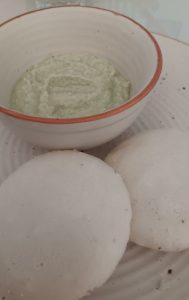 repas ayurvédiques du Kerala, centre ayurvédique ayurserenity : iddli, chutney