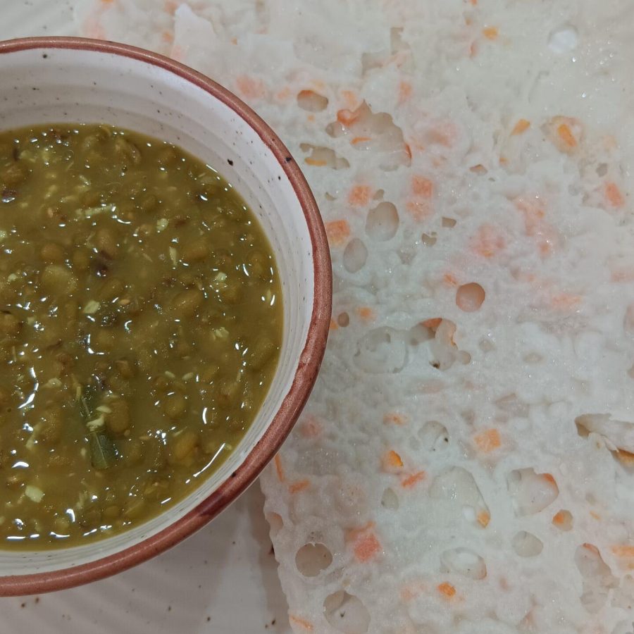 repas ayurvédiques du Kerala, centre ayurvédique ayurserenity : chutney, dosa