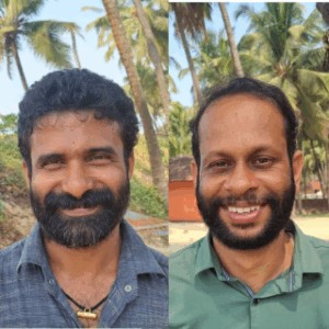 thérapeutes ayurvédiques homme, centre ayurvédique en Inde au Kerala